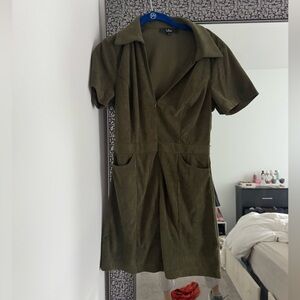 Lulu's Olive Green Mini Dress
